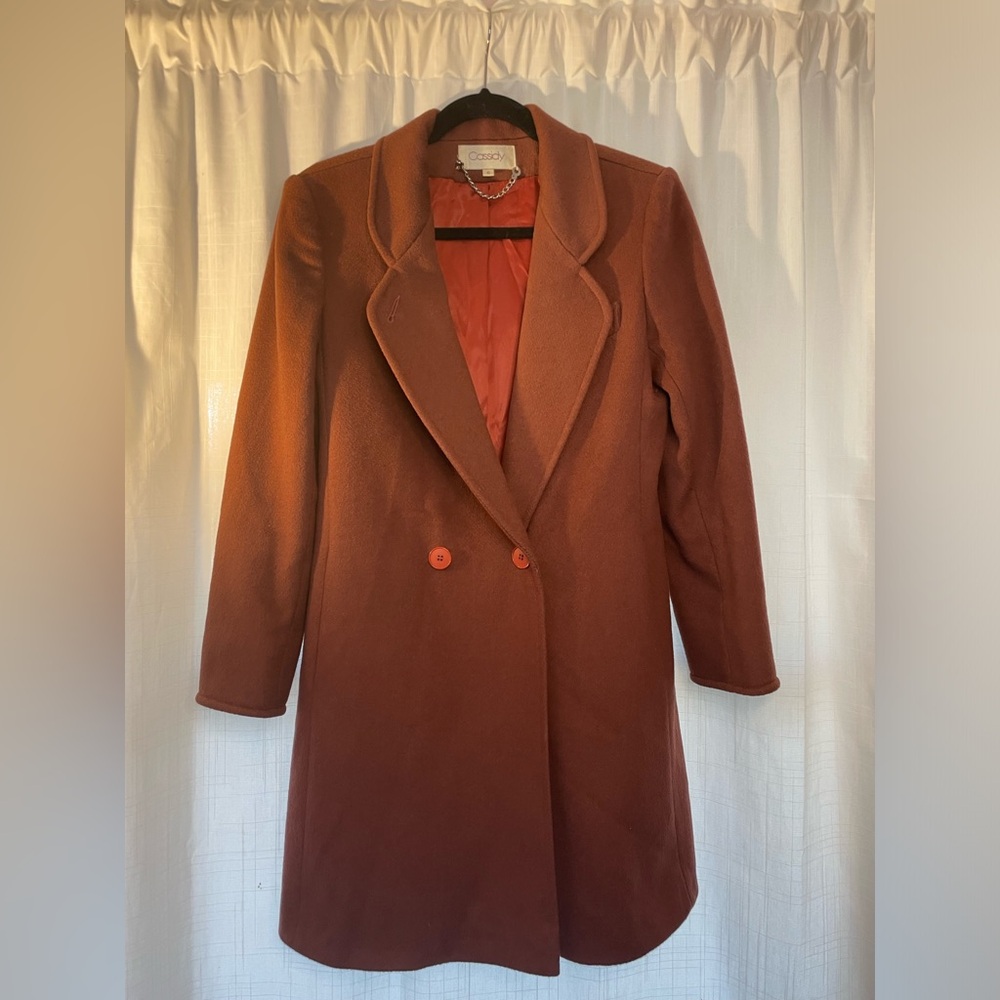 VTG CASSIDY 100% WOOL COAT size 6 - Picture 3 of 17